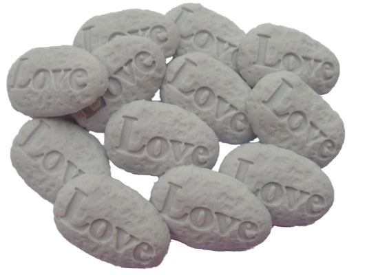 Pebbles signs, Love, Edible Decorations