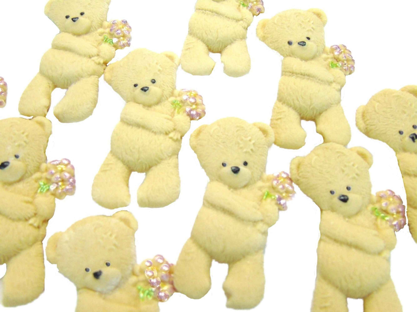 12 School Fundraiser Teddies Edible Cupcake Toppers