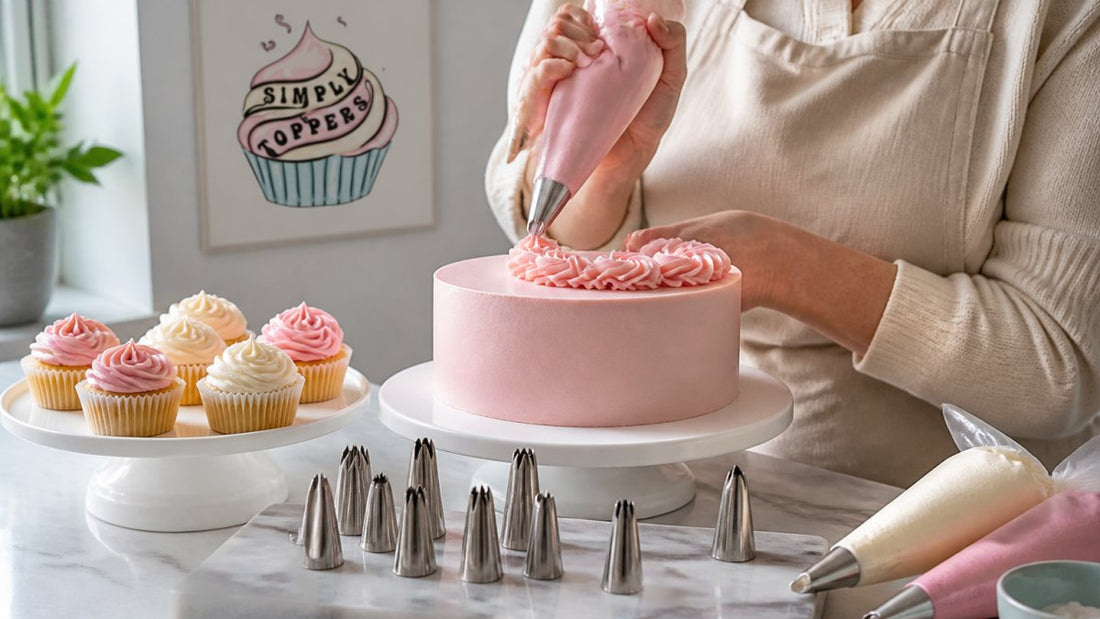Simple Piping Techniques for Birthday Cakes