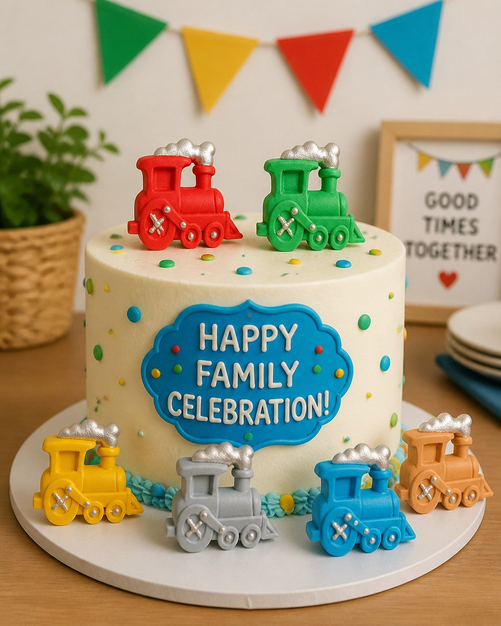 A selection of different travel-themed cake toppers. There are a selection of planets, rockets and stars.