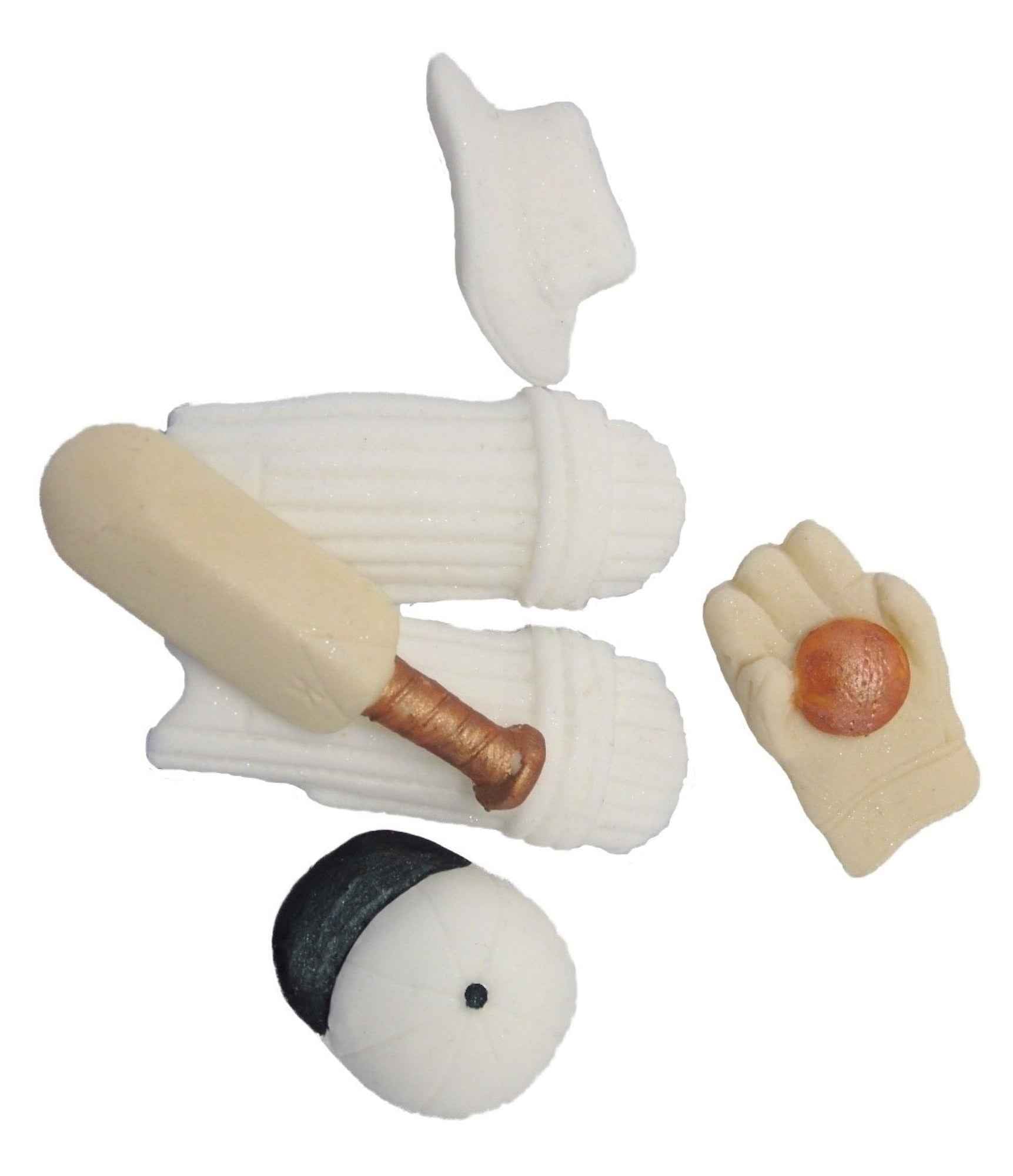 14 Edible Cricket Set Birthday Party Cake Cupcake Decorations