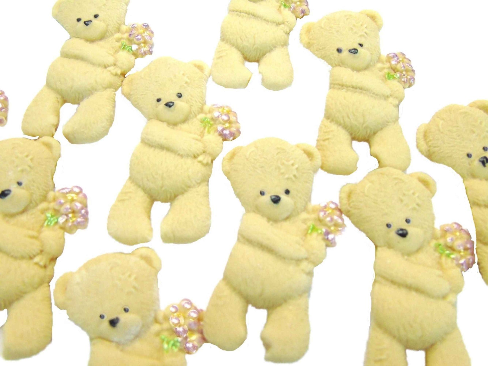 12 School Fundraiser Teddies Edible Cupcake Toppers