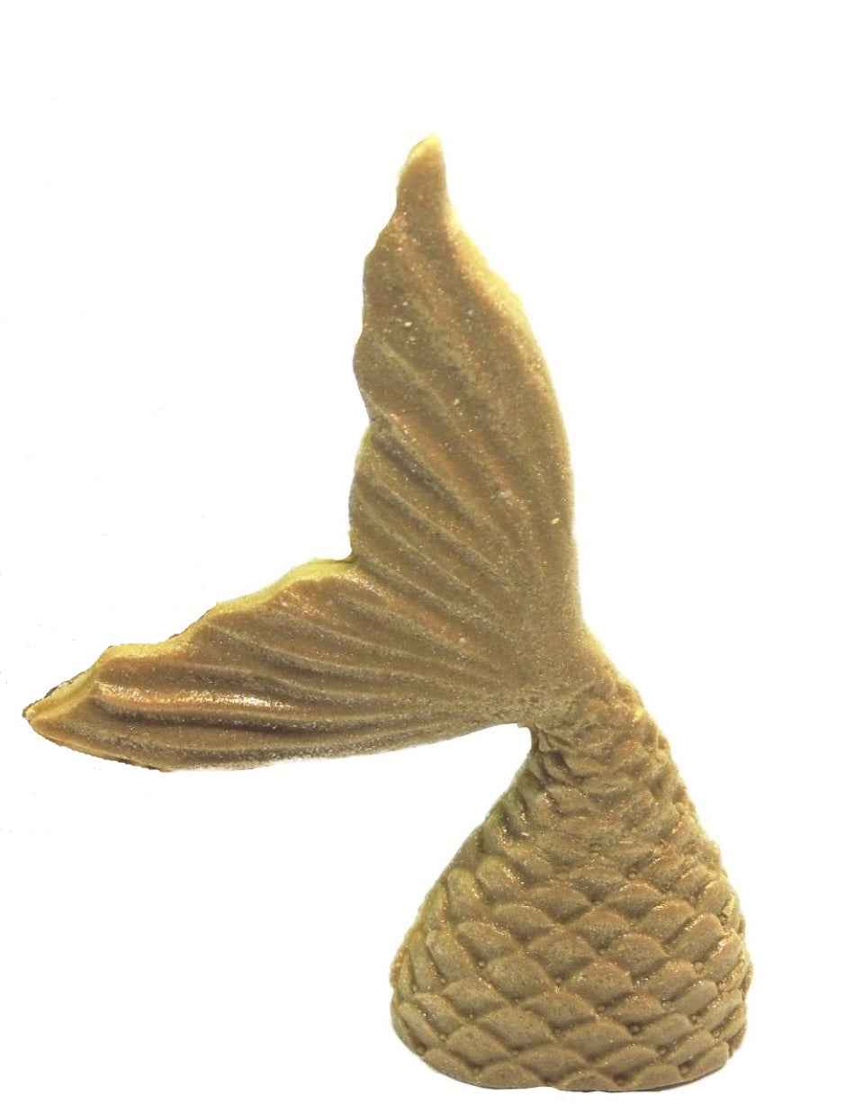 A Single Mermaid Tail Vegan Birthday Edible Cupcake Toppers