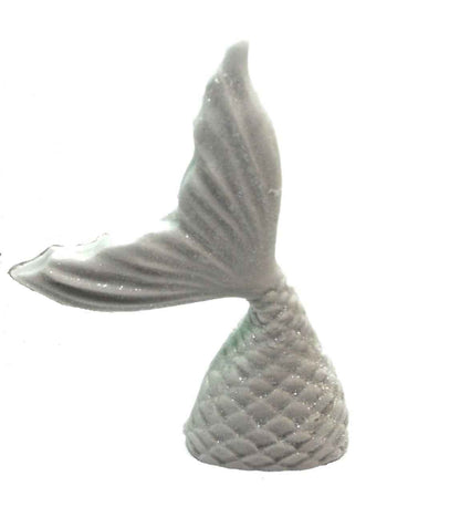 A Single Mermaid Tail Vegan Birthday Edible Cupcake Toppers