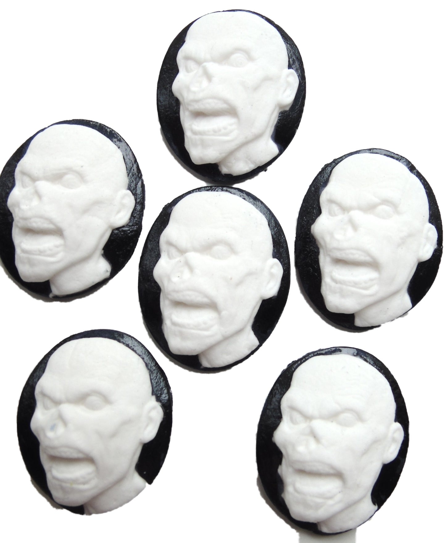 Edible Halloween Vegan Cupcake Cake Decorations Zombies