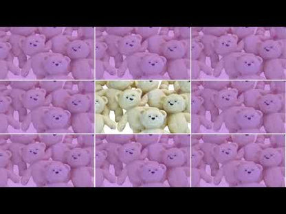 12 Vegan Cute Coloured Teddies Cupcake Toppers Edible Teddy Decorations