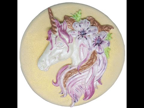 Large unicorn clip